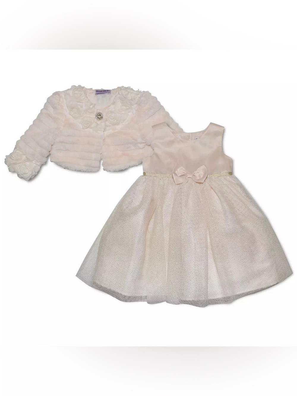 Blueberi Boulevard Ivory Cream toddler’s dress size 3T